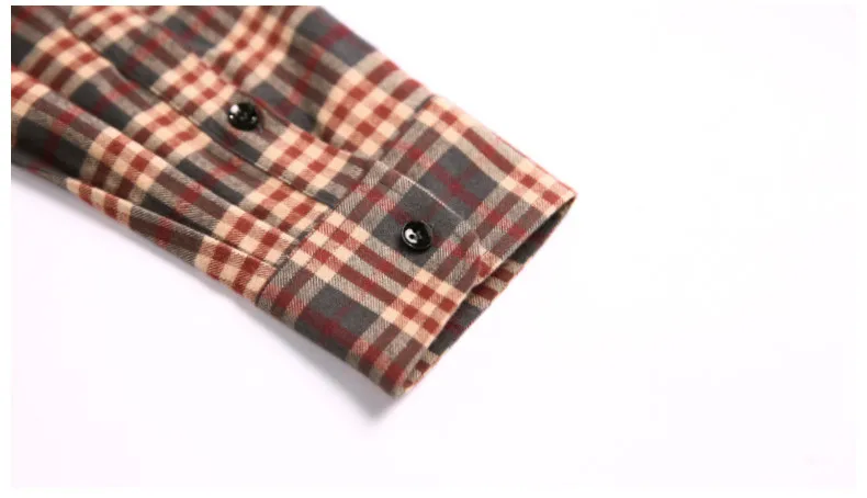 Plaid shirts men pure cotton long sleeve casula Retro style male shirt spring autumn Camisa Masculina fitted M L XL 2XL 3XL 5293-06