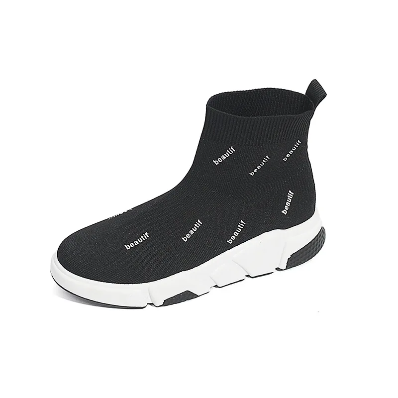 

PUHLLM 2019 Women Sneakers Vulcanized Shoes Sock Sneakers Women Summer Slip On Flat Shoes Women Plus Size Loafers Walking Flat22