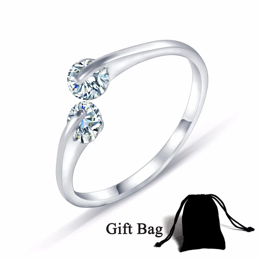 

GR.NERH Gold-color Fashion Rings Design CZ Engagement Ring For Women Gift R03300116Y