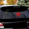 Tri Mishki HZX247 13.6*15cm funny car stickers Red Star Communist hammer and sickle auto car sticker ► Photo 3/6