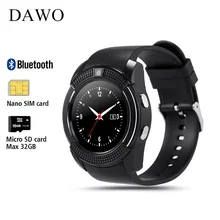 

UWatch A1 Bluetooth Smart Watch Sleep Monitor Pedometer With Whatsapp Facebook Men Women 1.54 inch Touch Screen for IOS Android