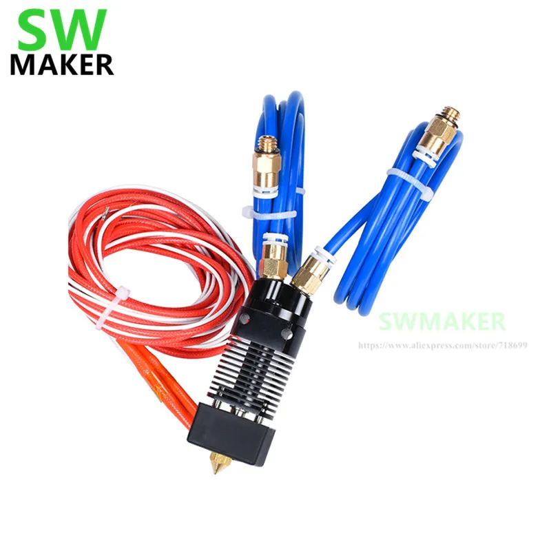 Upgrade 12/24V 2 In 1 Out Extruder Hot End Kit Dual-color 1.75MM For CR10S PRO Ender-3 CR-X CREALITY 3D Printer | Компьютеры и офис