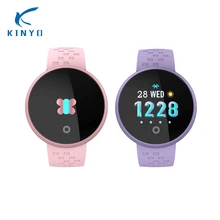 Сердечного ритма Смарт Браслет Водонепроницаемый IP68 умный Браслет Для женщин часы женский напоминание период смарт-браслет KINYO долгого ожидания