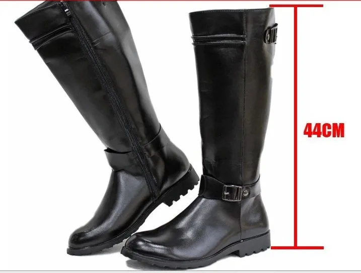 Мужские высокие ботинки красивые мужские Pro джинсовые сапоги для верховой езды