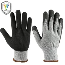 OZERO рабочие защитные перчатки защита из нержавеющей стали проволока безопасность металлическая сетка Мясник анти резка дышащие перчатки 0001
