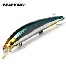 Retail 2016 good fishing lures minnow,quality professional baits 12.9cm/14.8g,bearking hot model crankbaits penceil bait popper
