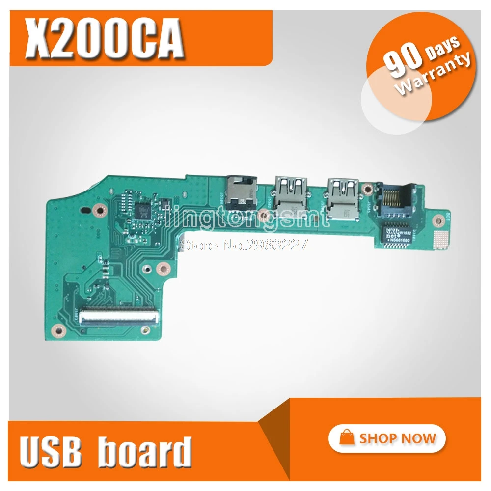 Новый оригинал для For Asus X200CA X200C X200M X200MA USB плата|Компьютерные кабели и разъемы| |