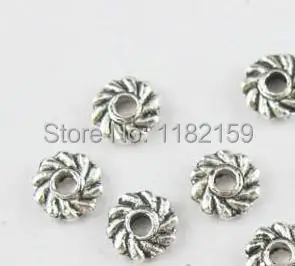 

Free Shipping Wholesale 1000Pcs Tibetan Silver Interval bead Jewelry Craft DIY 4x2mm
