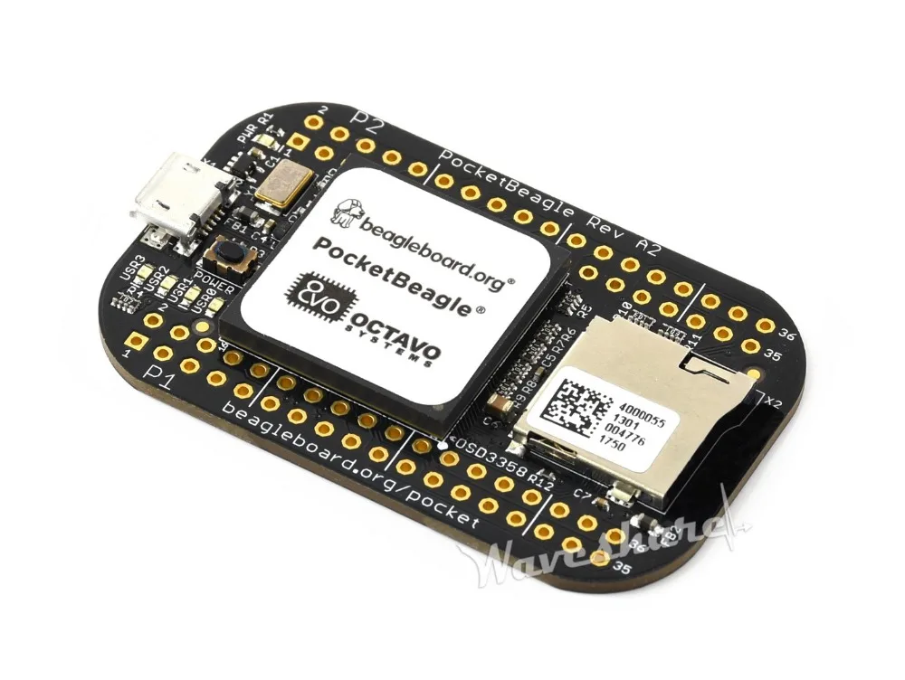 BeagleBoard PocketBeagle open-source USB-key-fob computer OSD3358 processor 1GHz