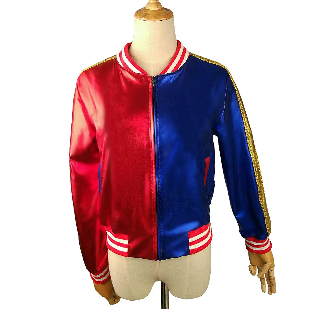 Coat Harley Quinn Jacket Property of Joker Embroidery Jacket Suicide Squad Harley Quinn Cosplay Adult Jacket Coat (2)