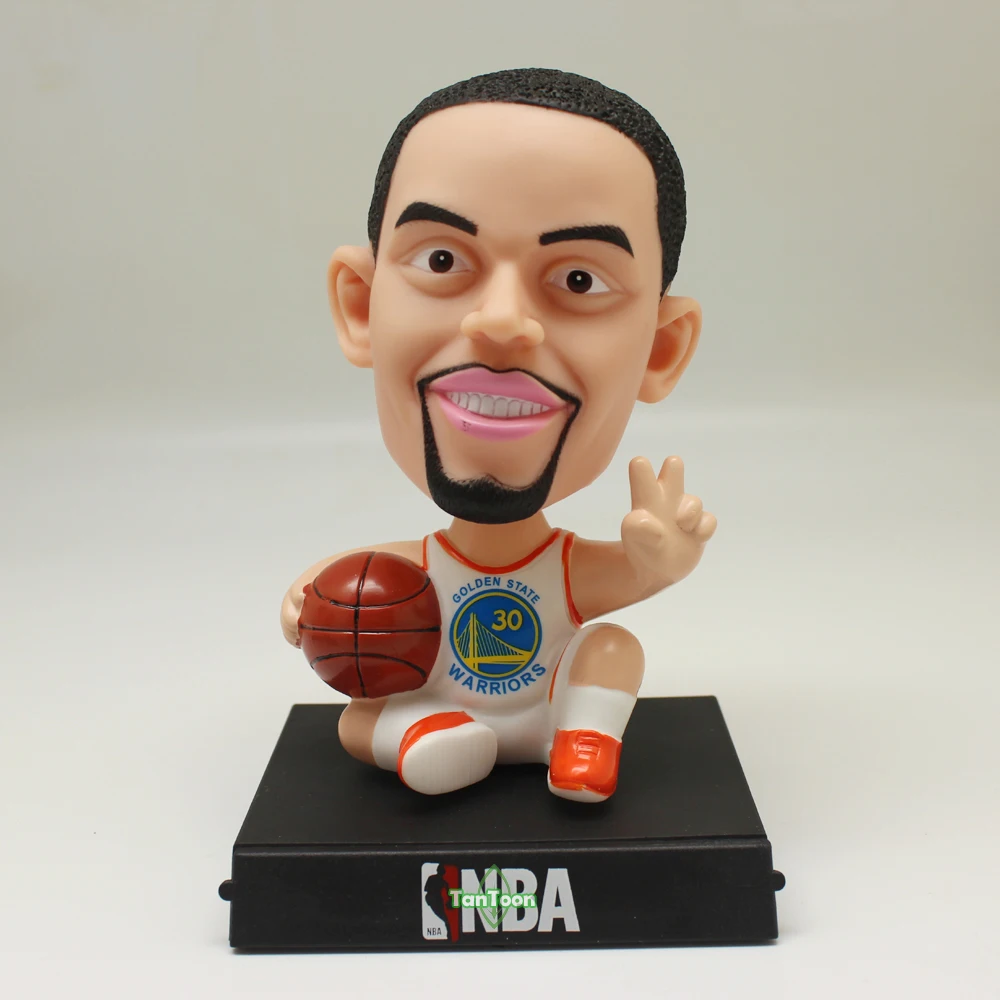 1PCS 5in height Curry Plastic Shaking head doll Car Ornaments Home Furnishing bobble head toyin