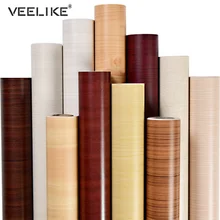 ПВХ Виниловая Самоклеющаяся Пленка для гостиной, для рабочего стола, рулон деревянных обоев, шкаф, дверь, мебель, водонепроницаемое украшение для дома