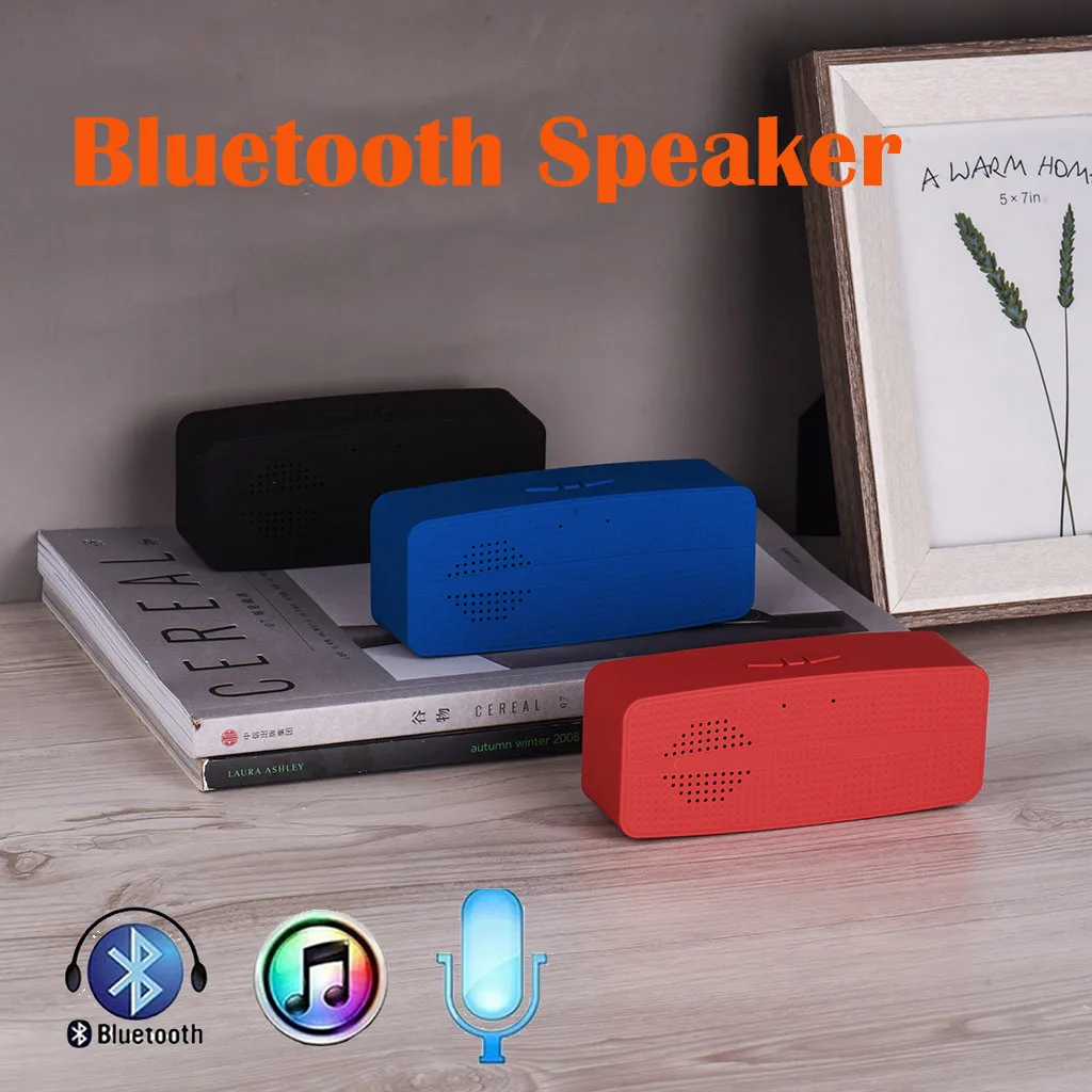 

Wireless Bluetooth Speaker Portable Support SD Card Mini square Subwoofer Audio Stereo Sound bluetooth stereor Z529