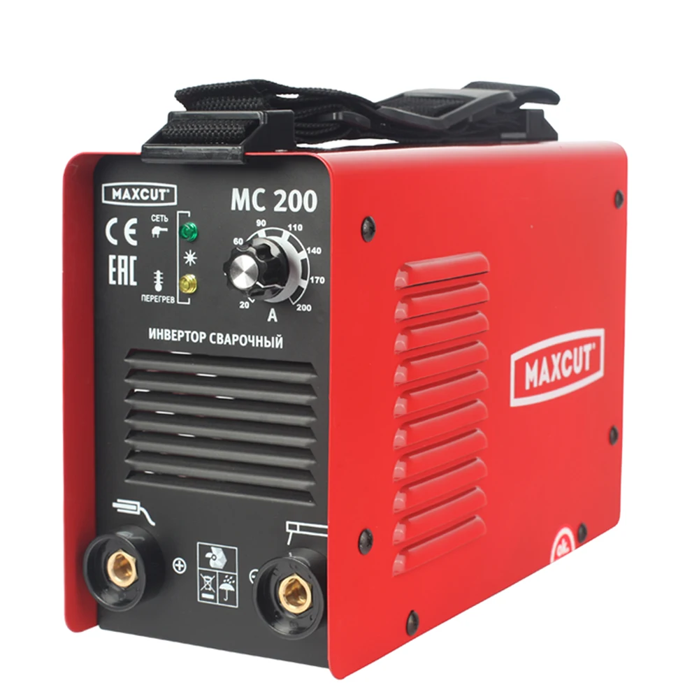 Аппарат сварочный инверторный MAXCUT MC200 (диапазон тока 20 200 А мощность 5000 Вт диаметр