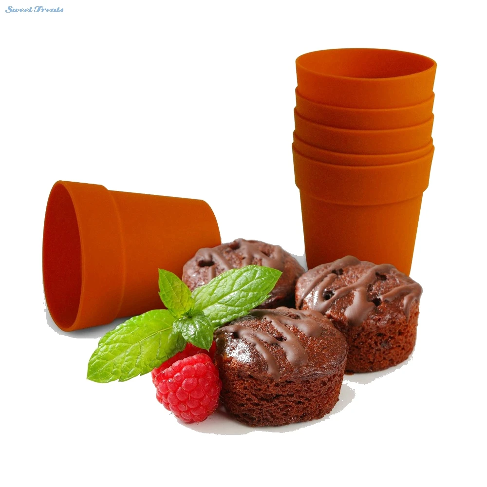 Силиконовые мини формы для выпечки 6 шт.|silicone baking mold|baking moldsilicone |
