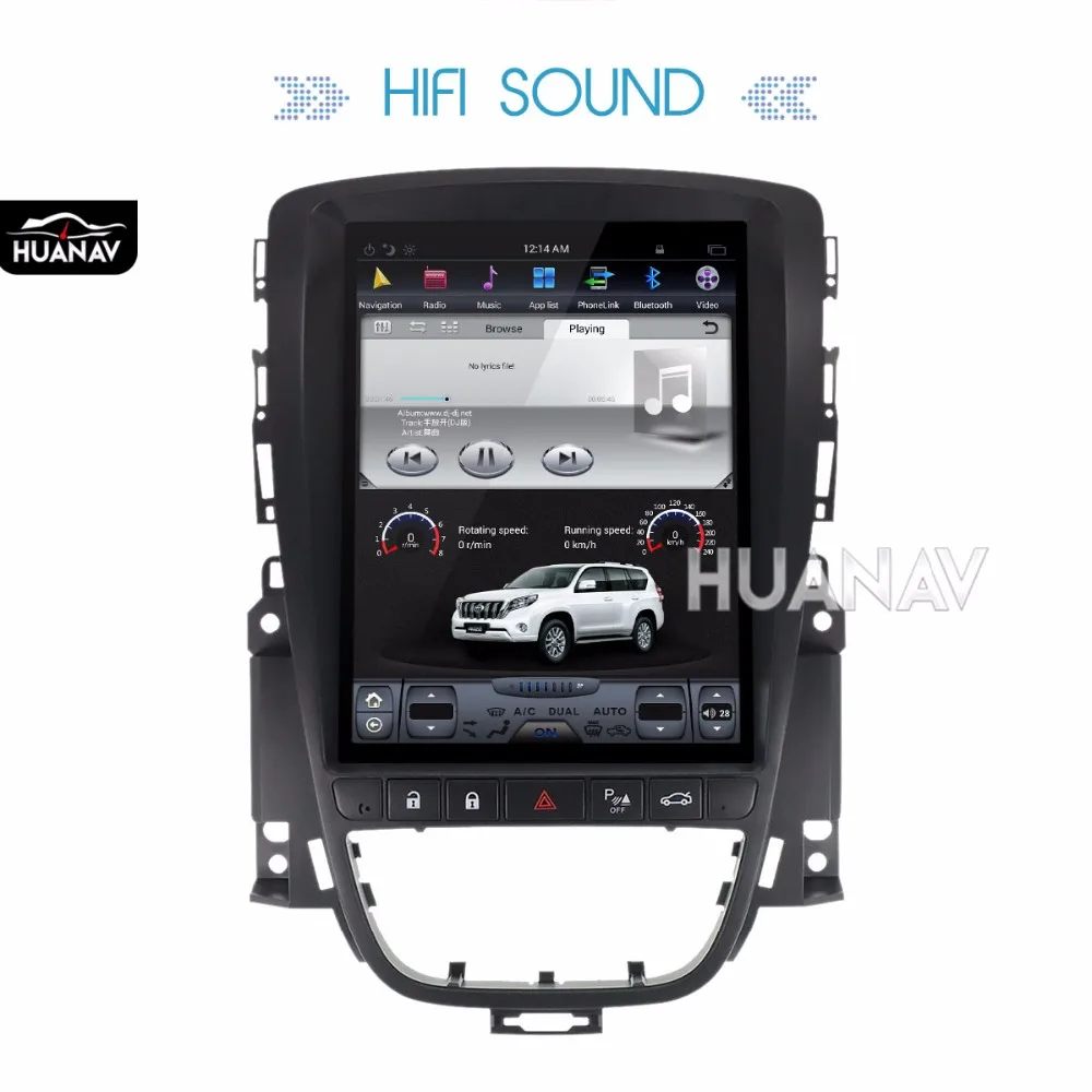 Perfect Android7.1 Tesla style 10.4"big screen Car GPS Navigation for OPEL Vauxhall Holden Astra J 2010-2013 multimedia Stereo head unit 1