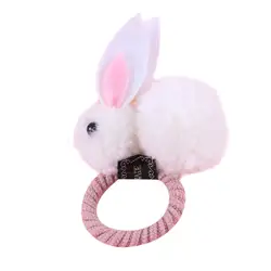 Новый популярный дизайн для маленьких девочек 3D кролик мультфильм лента для волос заколка для волос Резинка для волос подарок ювелирных