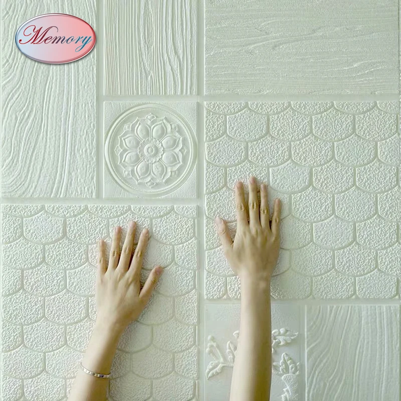 

3D Wallpapers Brick Wall sticker Modern Self Adhesive Waterproof Geometric Pattern Foam Home Decor Bedroom Living room Kids room