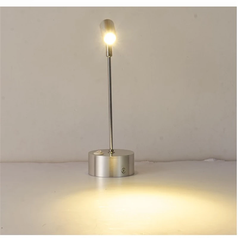 Светодиодный точечный светильник с бесплатной подзарядкой, 1 Вт/3 Вт, вращающийся аварийный светодиодный светильник для шкафа, Светодиодный точечный светильник с батареей