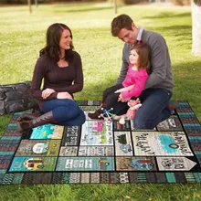 Детская мультяшная машина покрывало, плед Кемпинг пледы ковер это то, как мы рулоном одеяло для кемпинга одеяло воздух дышащее покрывало теплая семья