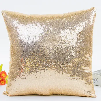 

40cm*40cm Solid Color Glitter Sequins Throw Pillow Case Cafe Home Decor Cushion Covers Dec11