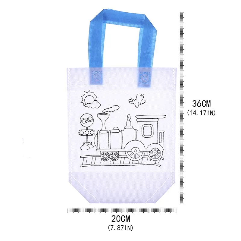 1pc For Children DIY Drawing Craft Color Bag Children Learning Educational Tools With A Safe Watercolor Pen For Baby Gifts