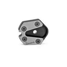 Para vespa primavera sprint lx motocicleta kickstand placa de extensão pé suporte lateral