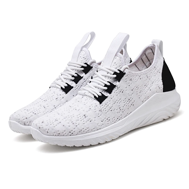 2019 Plus Size men sneakers black trainers Comfortable designer adult summer fashion Mesh Breathable men shoes casual #1828