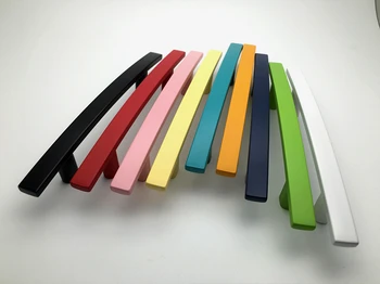 

3" Colorful Drawer Knobs Kitchen Cabinet Handles Dresser Knobs Kids furniture hardware Door Handle White Green 76 mm