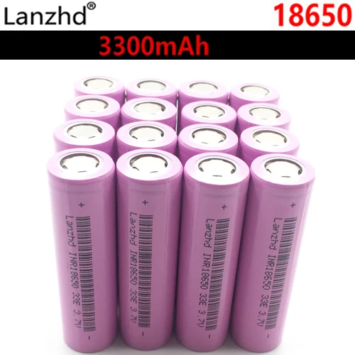 Для samsung 18650 батареи 3300mah INR18650 3,7 V перезаряжаемые батареи Литий-ионные 18650 30a большой ток 18650VTC7 - Цвет: 16 PCS 3300MAH