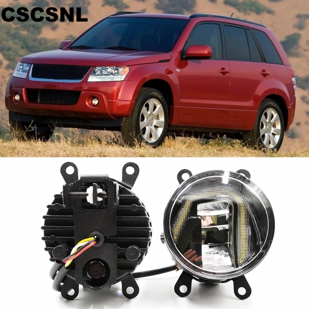 1 комплект Автомобильные светодиодные фары 3-в-1 для Suzuki Grand Vitara 2007 - 2012 DRL дневные