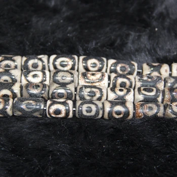 

2strand Black Eyes Polish Mystical Necklace Beads 15.5" Druzy Tibetan DIY Dzi Beads Loose Gems Stone Beads Tibetan Gate Beads