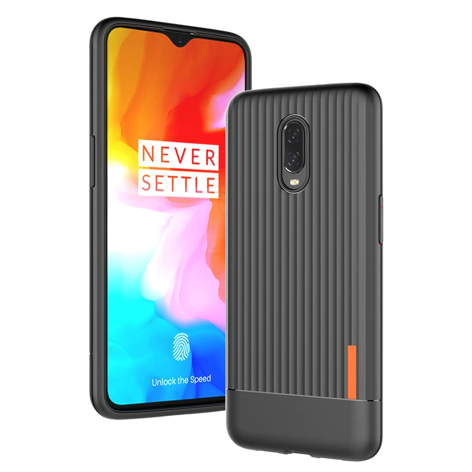 Slim Shock Absorption Case for OnePlus 6T Case Soft TPU Rubber Silicone