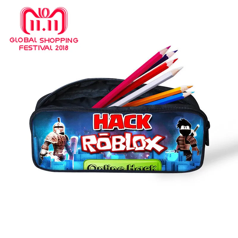 

Roblox Games Women Makeup Bag Cosmetic Cases Cute Cartoon Children Pencil Bags Kids Pen Pouch for Child School Supplies Mini