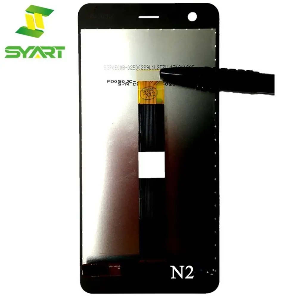 

SYART For Nokia 2 LCD Display + Touch Screen Digitizer Assembly For Nokia2 N2 TA-1029 TA-1035 Replacement Parts Sent With Tools
