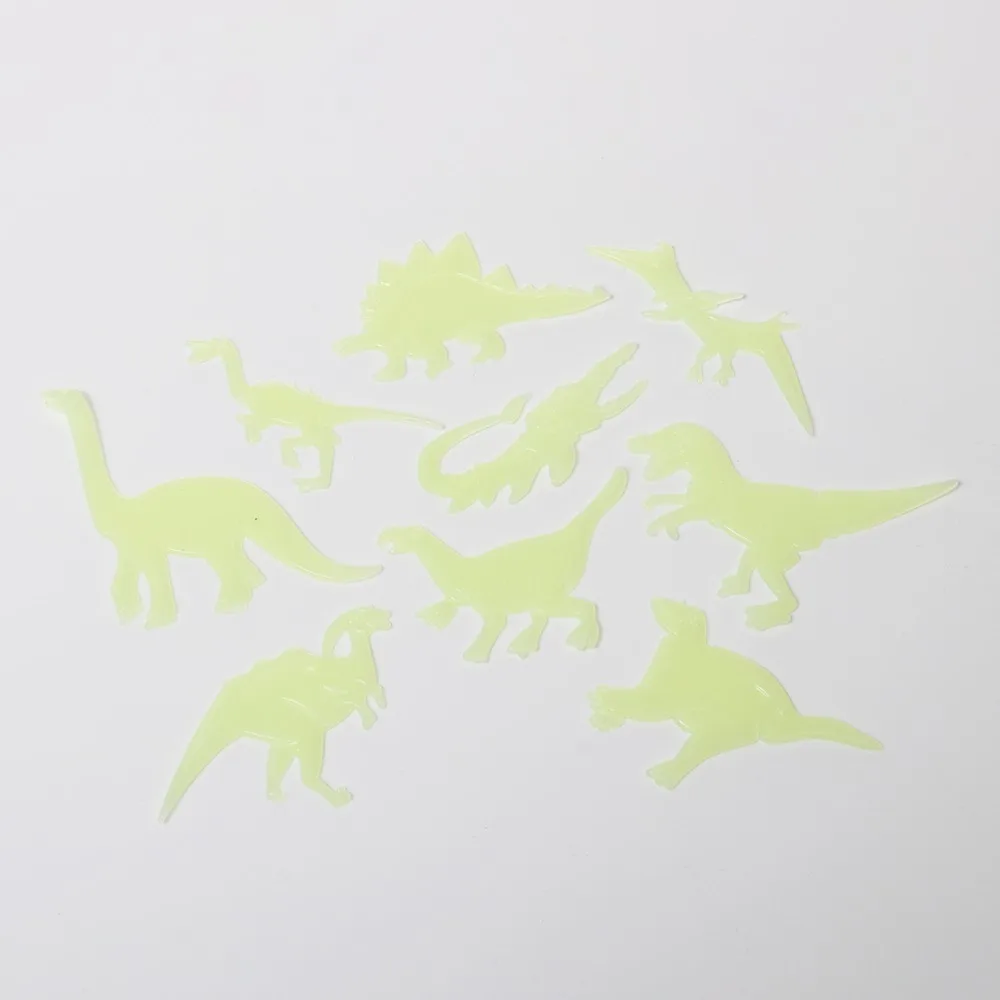 9 шт./компл. 3D Динозавр светящийся в темноте патч пластмассовая головоломка обучающая настольная игра для детей игрушки девочки мальчики подарок 1 шт Размер 9 см
