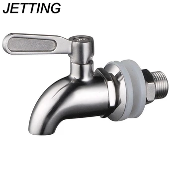 

JETTING 1PCS Hot Sale Wine Barrel Spigot/Faucet/Tap Stainless Steel Replacement Beverage Drink Dispenser