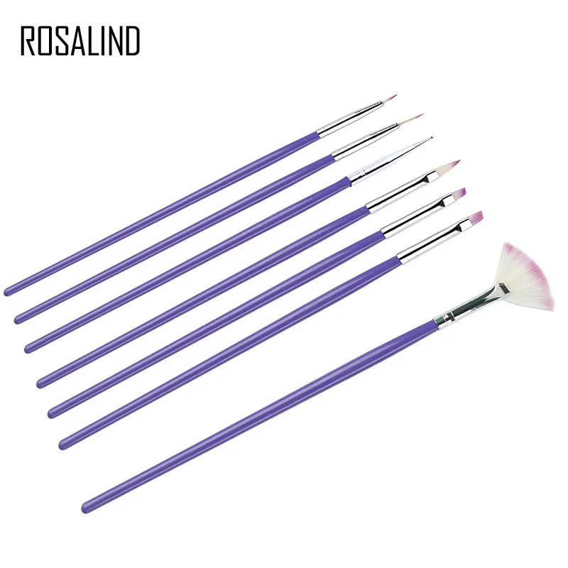 ROSALIND 7 sztuk zestaw pędzelków do paznokci artystyczny obraz pędzle rozsianych projekt Manicure szczotka do paznokci zestaw żel lakiery narzędzia 6 ROSALIND 7 sztuk zestaw pędzelków do paznokci artystyczny obraz pędzle rozsianych projekt Manicure szczotka do paznokci zestaw żel lakiery narzędzia 6