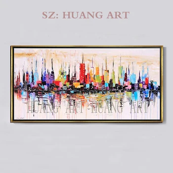 

canvas painting wall art pictures for living room Gold art home wall decor original acrylic abstract line texture Abstract moder