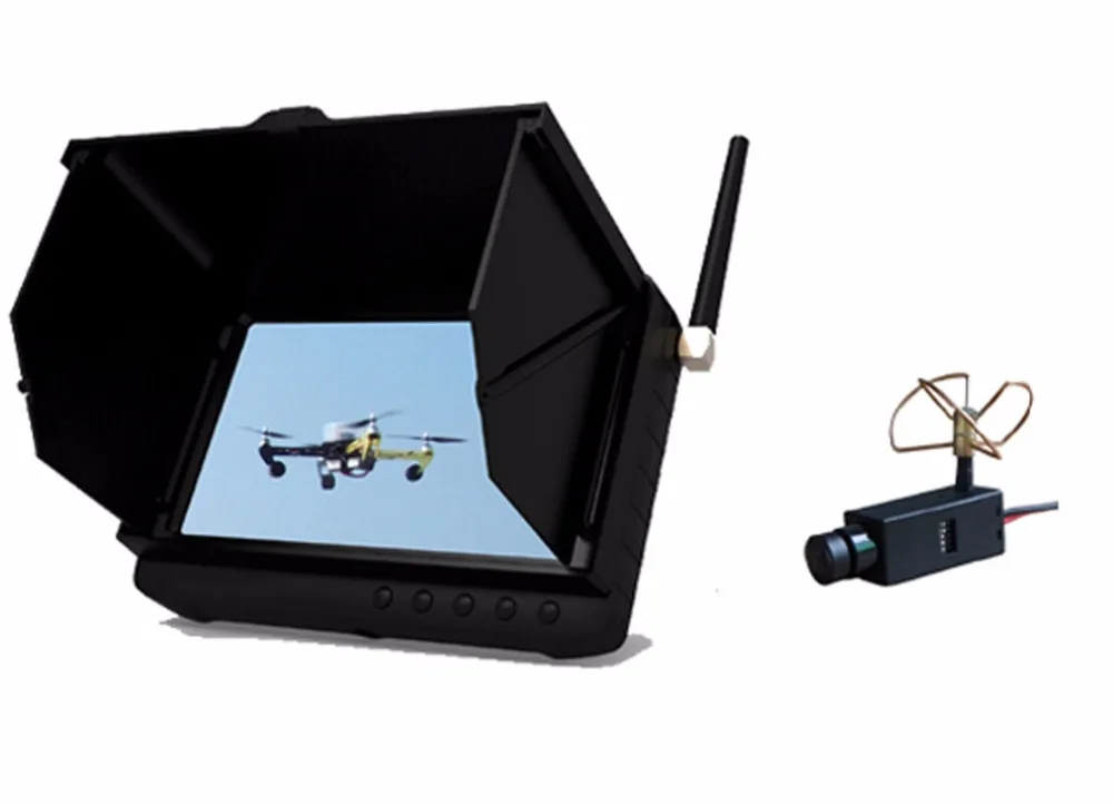 3RD 3RD 5 8Ghz 32chs Mini font b Wireless b font Camera With Portable DVR Monitor