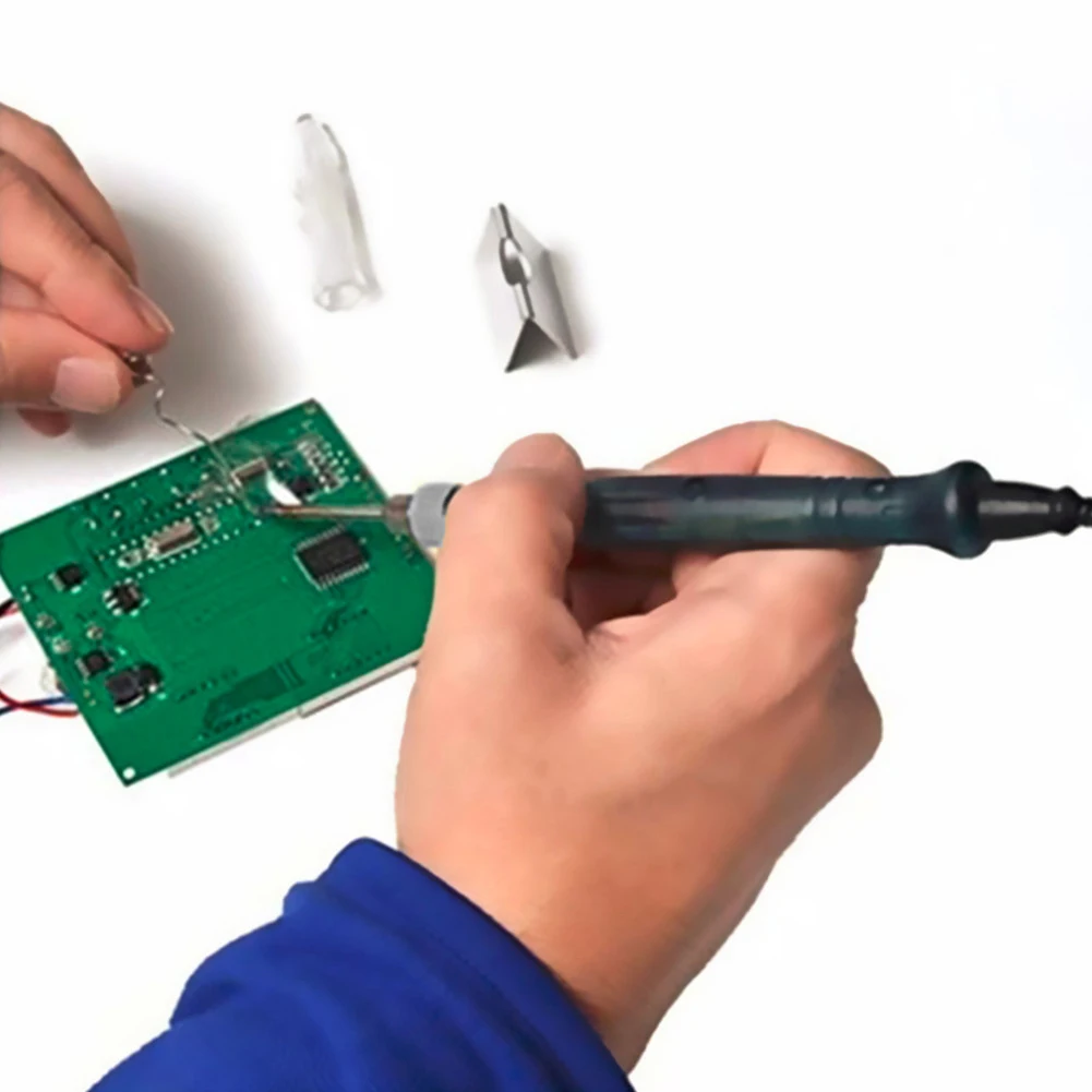 

8W Power Electric USB Soldering Iron Pen Small 5V Soldering Tip Mini Welding Gun Fast Heating Touch Switch Board Repair