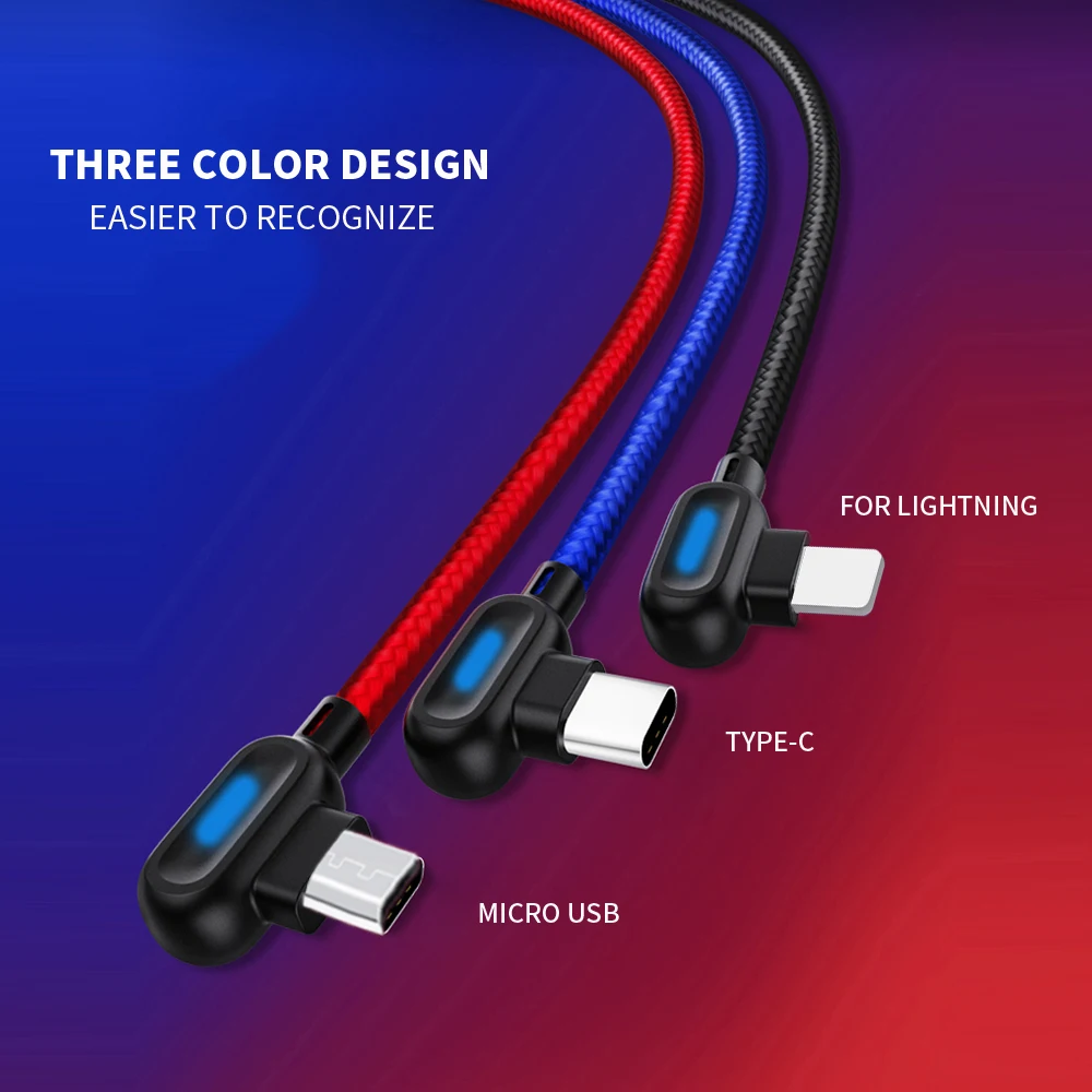 VOXLINK كابل يو اس بي 3 في 1 ل فون 6 s XS 90 درجة شحن شاحن المصغّر USB كابل للأندرويد USB نوع C المحمول كابلات الهاتف VOXLINK كابل يو اس بي 3 في 1 ل فون 6 s XS 90 درجة شحن شاحن المصغّر USB كابل للأندرويد USB نوع C المحمول كابلات الهاتف