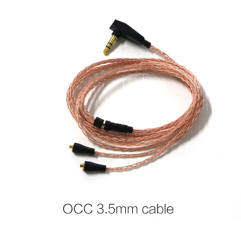 VSONIC OCC кабель Сменные наушники кабели для GR07/GR09 3,5 мм 2,5 мм - Цвет: OCC 3.5mm cable