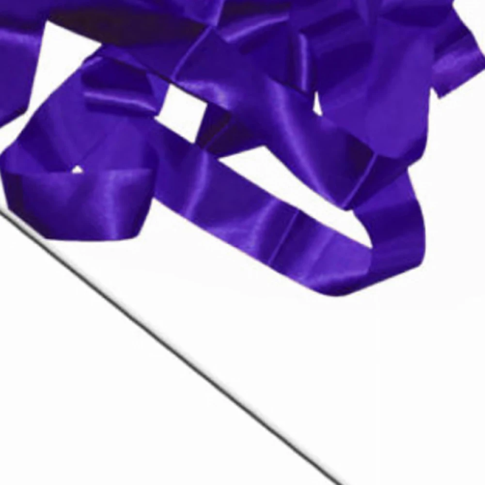 Colorful Dance Ribbon Gym Rhythmic Art Gymnastic Streamer Twirling Rod Stick Gymnastic Training Ribbon 4M
