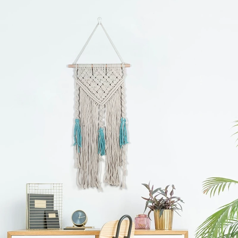

Handmade Lace Wall Hanging Woven Wall Art Lace Tapestry Bohemian Wall Decorative Textile Wall Hanging Chic Bohemian Tapestry