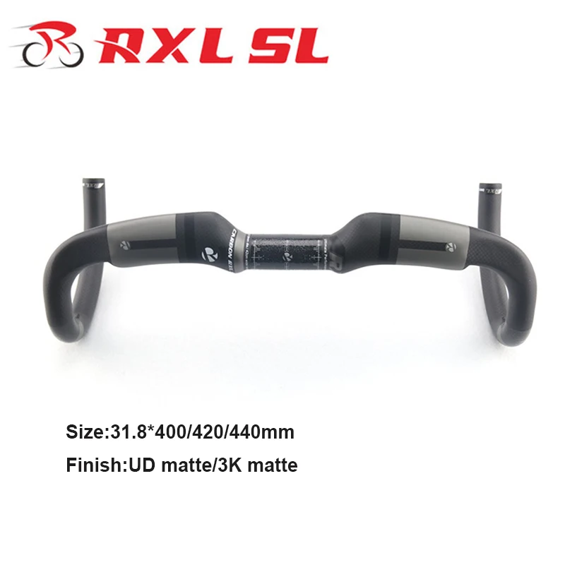 Manubrio Carbonio Per Bici Da Corsa - RXL SL 31.8mm, Design Aero, Instradamento Esterno