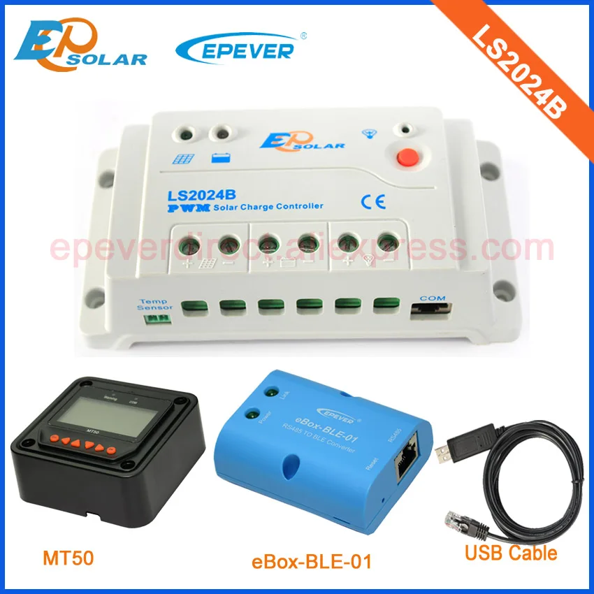 

PWM bluetooth function+USB cale solar controller 20A 20amp LS2024B from factory direct supply with MT50 remote meter