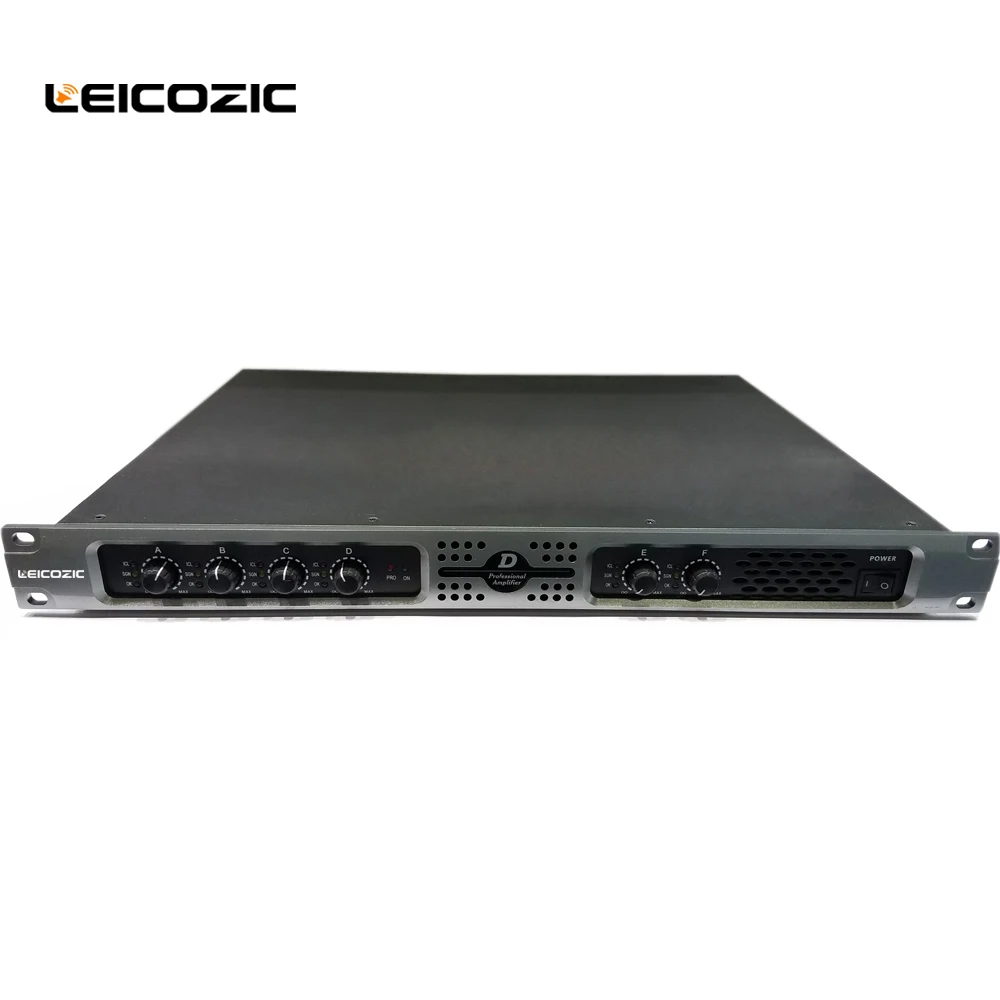 Профессиональные усилители leicosic DX6100 100 Вт 6 каналов класс d Вт|professional power amplifier|6