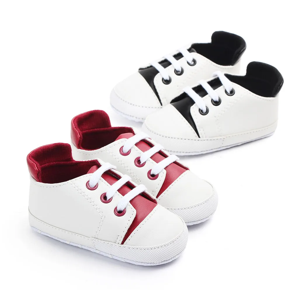 Footwear-For-Baby-First-Walkers-PU-Leather-Unise-Shoes-Solid-Shoes-For ...