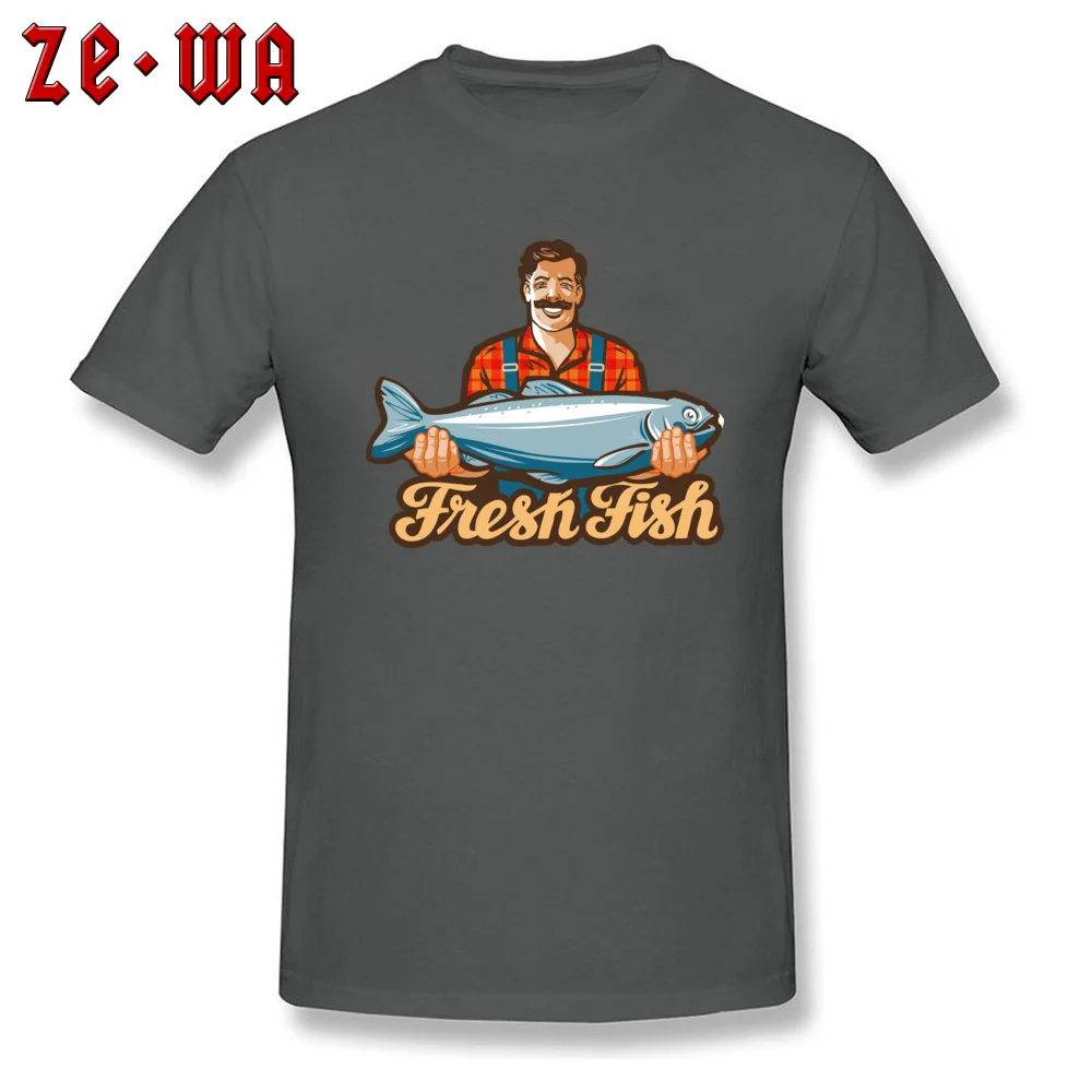 fish store design Tshirts Street Short Sleeve Family O Neck Pure Cotton Tops Shirts Design Tops & Tees for Men Summer fish store design carbon